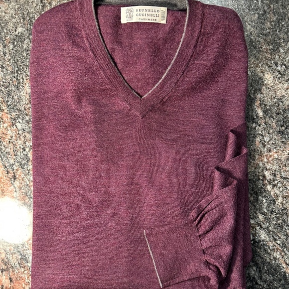 Brunello Cucinelli Other - Brunello Cucinelli Very Fine Wool-Cashmere Blend Jumper IT/ 52
